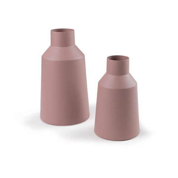 Set di 2 vasi rosa Soco - La Forma