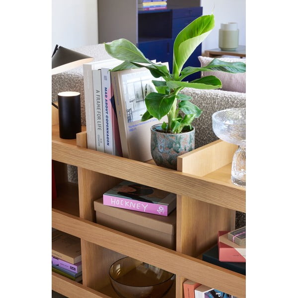 Libreria colore naturale effetto rovere 120x70x32 cm Momentum - Hübsch-image-4