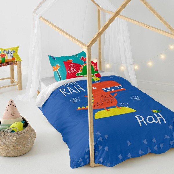 Biancheria da letto per bambini in cotone, 140 x 200 cm Funnysaurus - Moshi Moshi-image-4