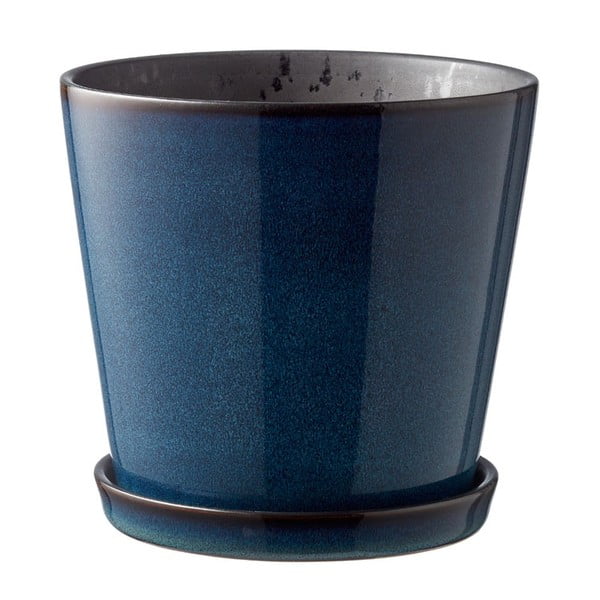 Coprivaso in gres ø 14 cm Gastro Dark Blue/Black – Bitz-image-3