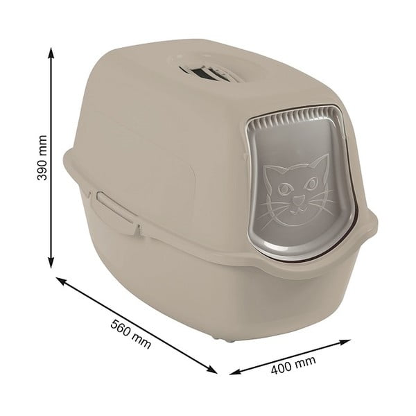 Lettiera per gatti 56x40 cm Eco Bailey - Rotho-image-1