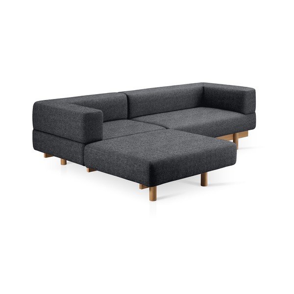 Divano grigio scuro 260 cm Alchemist - EMKO-image-2