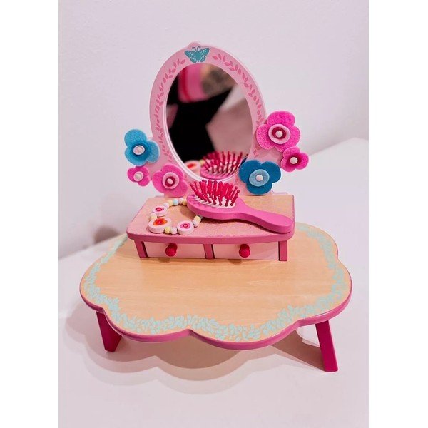 Comodino in legno per bambini Flora - Djeco-image-1