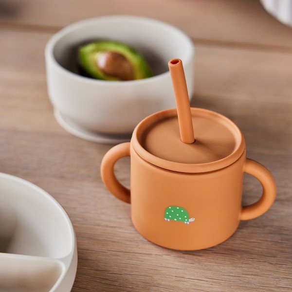Tazza per bambini marrone in silicone Enkei – OYOY Mini-image-1
