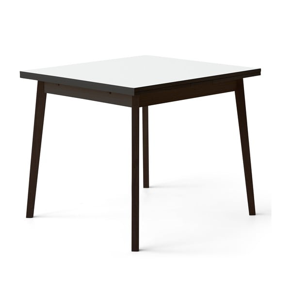 Tavolo da pranzo pieghevole bianco e nero in rovere Hammel , 90 x 90 cm Single - Hammel Furniture