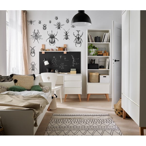 Scrivania bianca per bambini Swing - Pinio-image-1