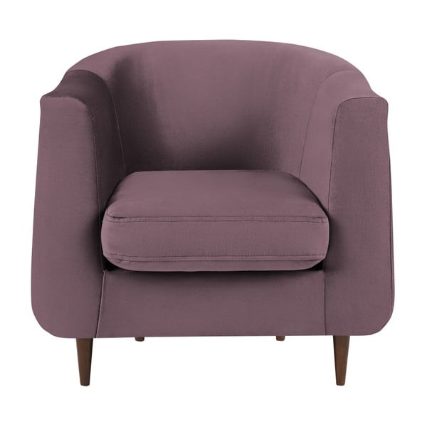 Poltrona in velluto viola Glam Donatello - Kooko Home