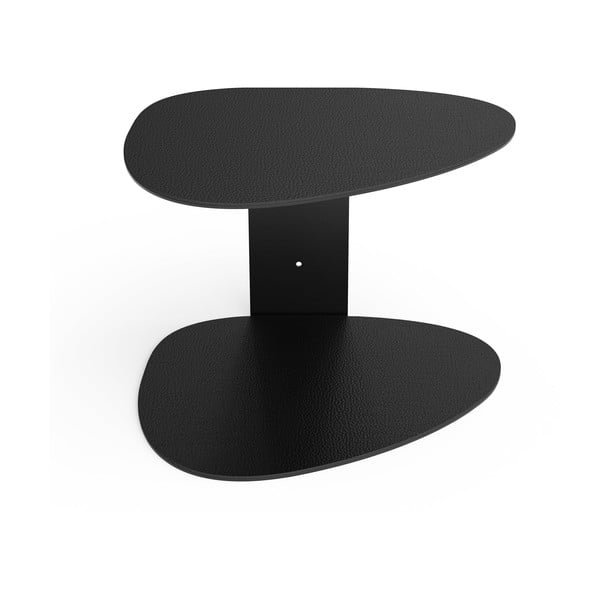 Mensola nera in acciaio 29 cm Curve Bull – LIND DNA