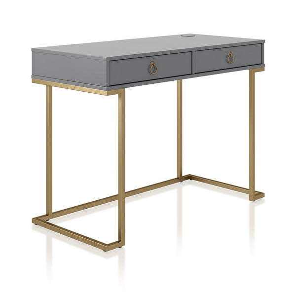 Banco da lavoro grigio Camila - CosmoLiving by Cosmopolitan-image-1