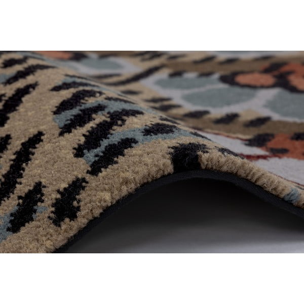 Tappeto in lana marrone 200x300 cm Paisley - Agnella-image-2