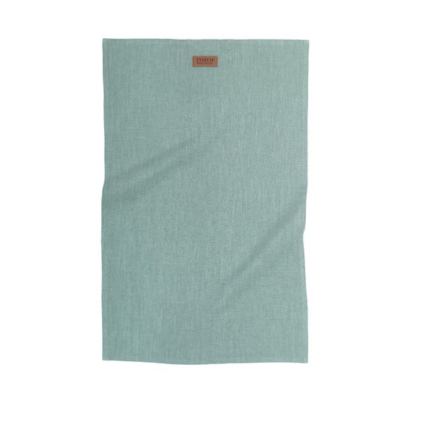 Asciugamano di lino verde, 42 x 68 cm - Tiseco Home Studio