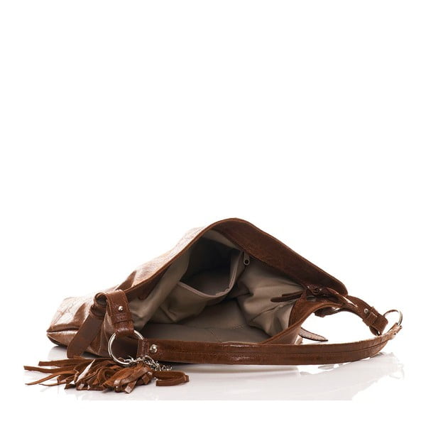 Kožená kabelka Hobo Brown-image-1