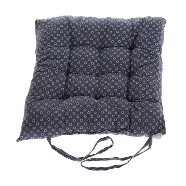 Cuscino di seduta in tessuto blu 40x40 cm - Dakls