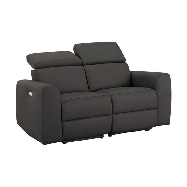 Divano marrone in similpelle 158 cm Capena - Støraa-image-1