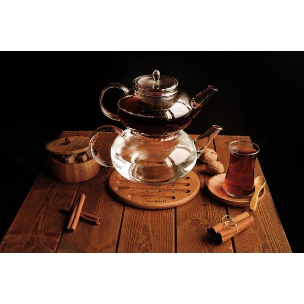 Tappeto per vasi in bambù , ⌀ 18 cm Pinoli - Bambum-image-2