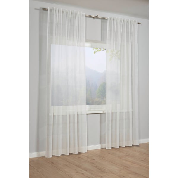 Tenda sottile bianca 140x245 cm Etamine – Sehlbach-image-1