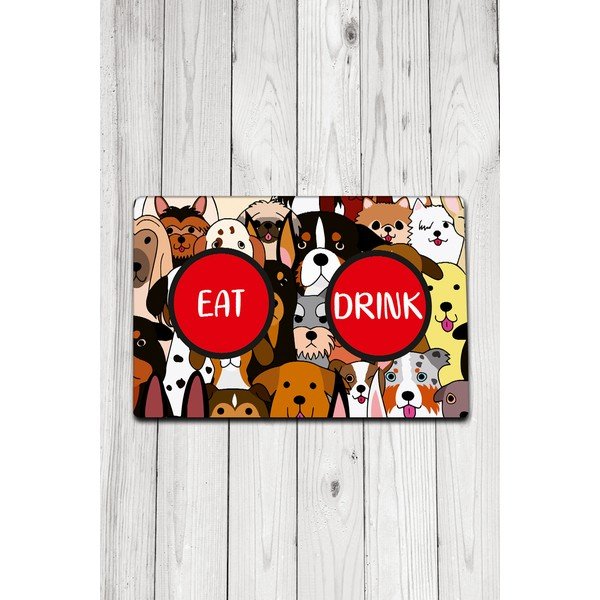 Tappeto per ciotola per cani , 70 x 45 cm Dog's Bowl - Petpetite-image-1