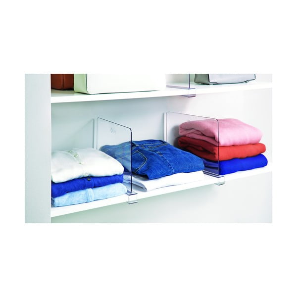 Divisorio trasparente per scaffali iDesign The Home Edit, lunghezza 30,9 cm - iDesign/The Home Edit-image-1
