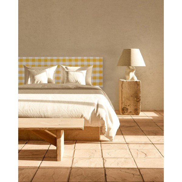 Testata imbottita gialla 165x52 cm Billie - Really Nice Things-image-1