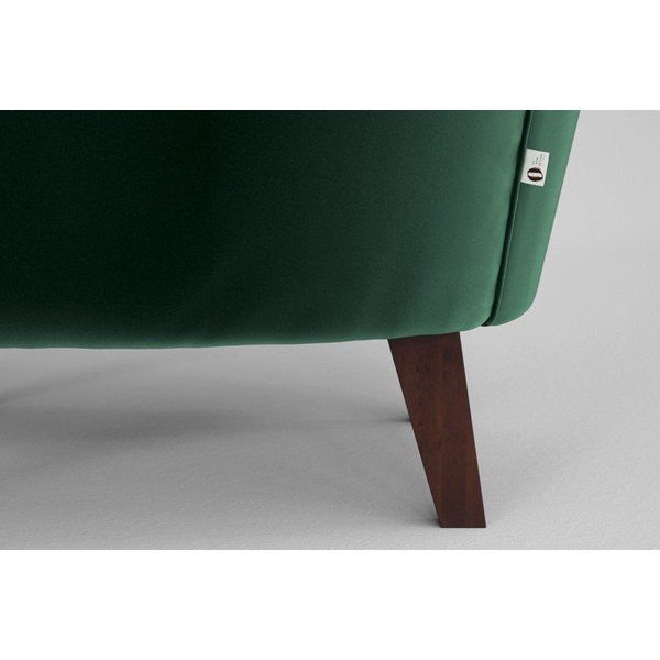 Poltrona in velluto verde Balard - My Pop Design-image-1