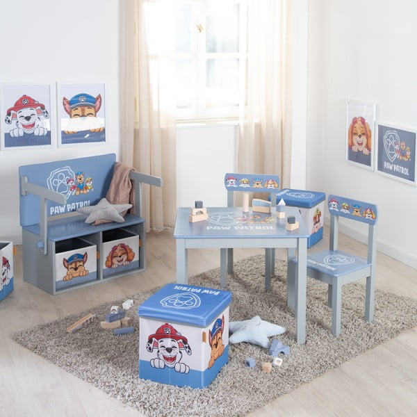 Set di organizer per giochi da bambino in tessuto 2 pz 27x27x27 cm Paw Patrol – Roba-image-2