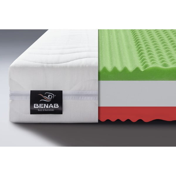 Materasso bifacciale in schiuma dura/media 140x200 cm Pure Support - BENAB-image-1