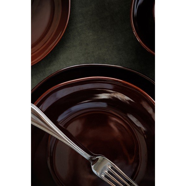 Ciotolina per zuppe e minestre burgundy in gres 900 ml Manon – S|P Collection-image-1