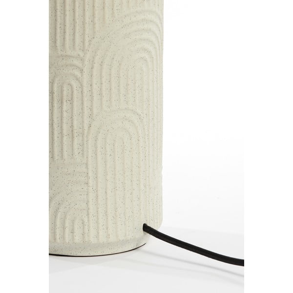 Lampada da tavolo crema base 43,5 cm Diego - Light & Living-image-4