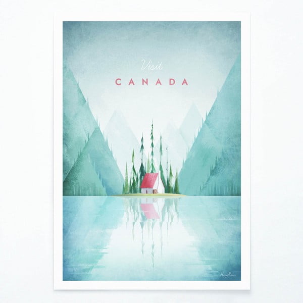 Poster , 30 x 40 cm Canada - Travelposter