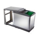 Bidone in plastica per rifiuti differenziati/incasso 25 l Tower - Elletipi