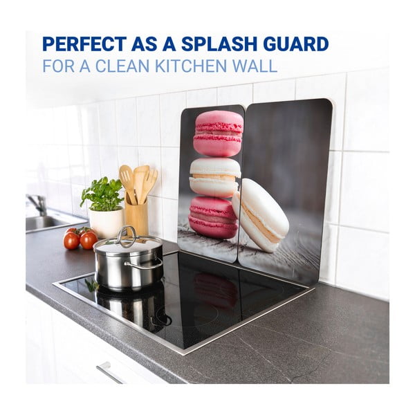 Set di 2 copri stufe in vetro, 52 x 30 cm Macarons - Wenko-image-4