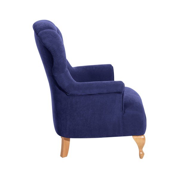 Poltrona blu Camilla Velor - Max Winzer-image-2
