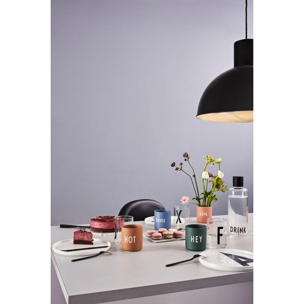 Tazza in porcellana verde scuro 300 ml Hey - Design Letters-image-3