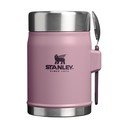 Borraccia termica viola in acciaio inox 400 ml Legendary Food Jar + Spork Purple Smoke – Stanley