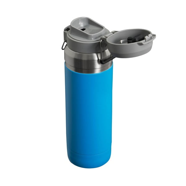 Bottiglia termica blu in acciaio inox 1,06 l QUICK FLIP Azure – Stanley-image-2
