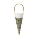 Decorazione da appendere in ceramica verde Cono, altezza 18 cm Nobili - Kähler Design