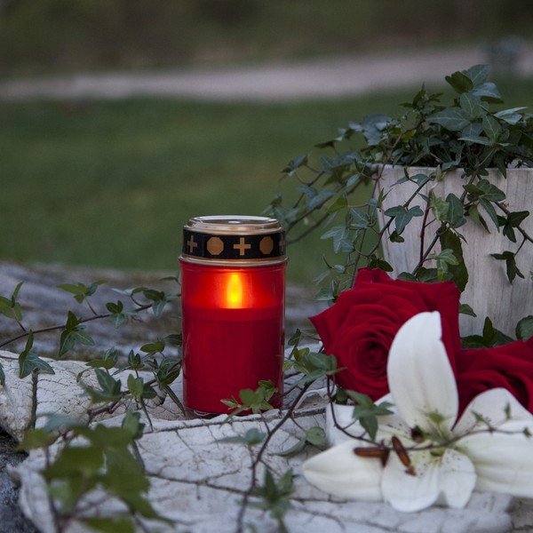 Candela LED da esterno (altezza 12 cm) Serene - Star Trading-image-1