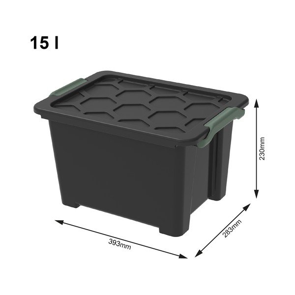Scatola di plastica con coperchio Evo Safe - Rotho-image-1