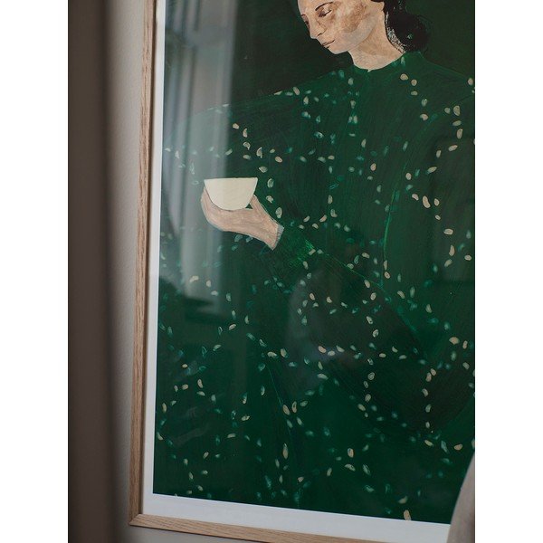 Poster 30x40 cm Coffee Alone At Place De Clichy – Sofia Lind – The Poster Club-image-3