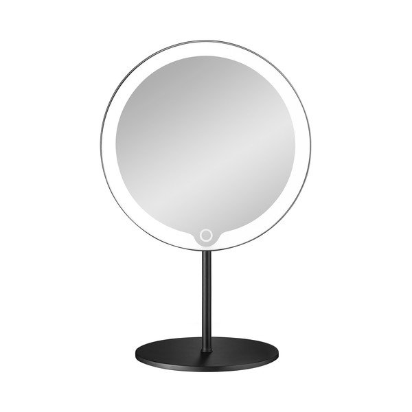 Specchio cosmetico nero con retroilluminazione a LED Modo - Blomus