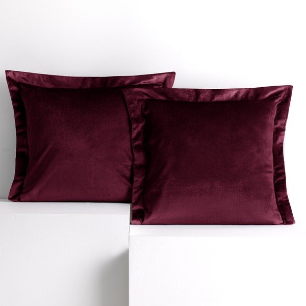 Federe decorative in set in velluto 2 pz 45x45 cm Velvet – Restilo-image-3