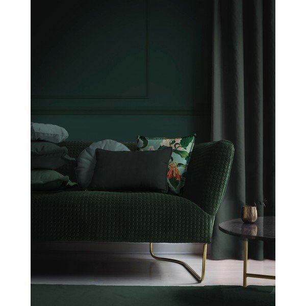 Cuscino in velluto verde scuro Dark, 50 x 35 cm - Velvet Atelier-image-1