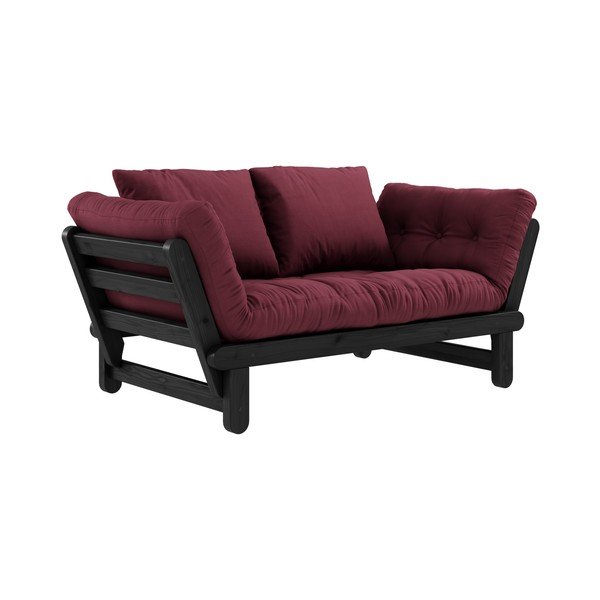 Divano variabile Beat nero/bordeaux - Karup Design-image-3