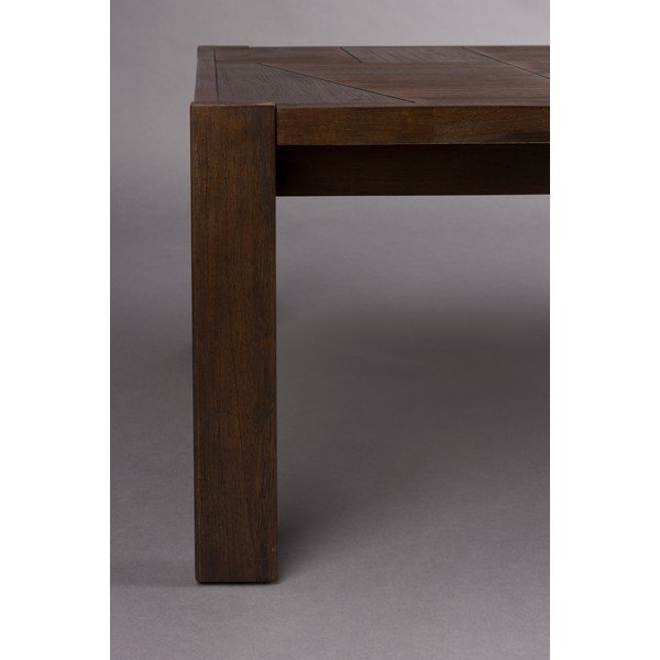 Tavolino da salotto colore naturale scuro in legno massiccio 60x120 cm Bruneau – Dutchbone-image-4