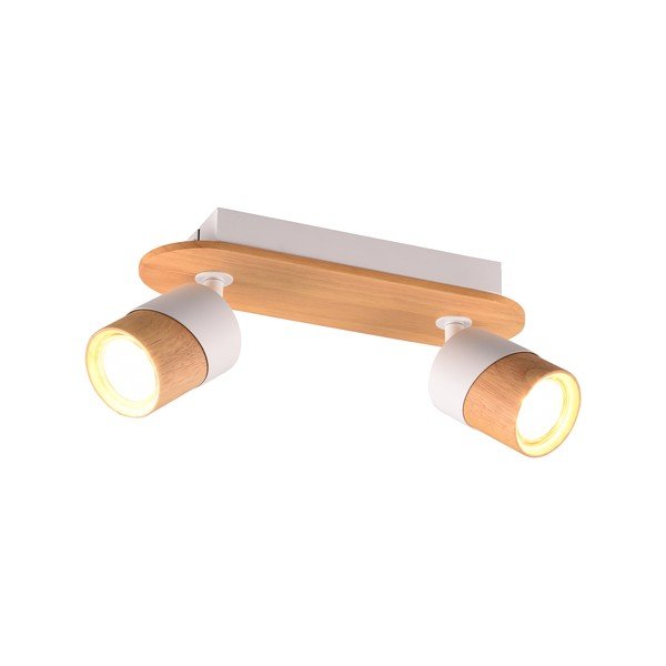 Lampada da soffitto bianco-marrone ø 6 cm Aruni - Trio-image-3