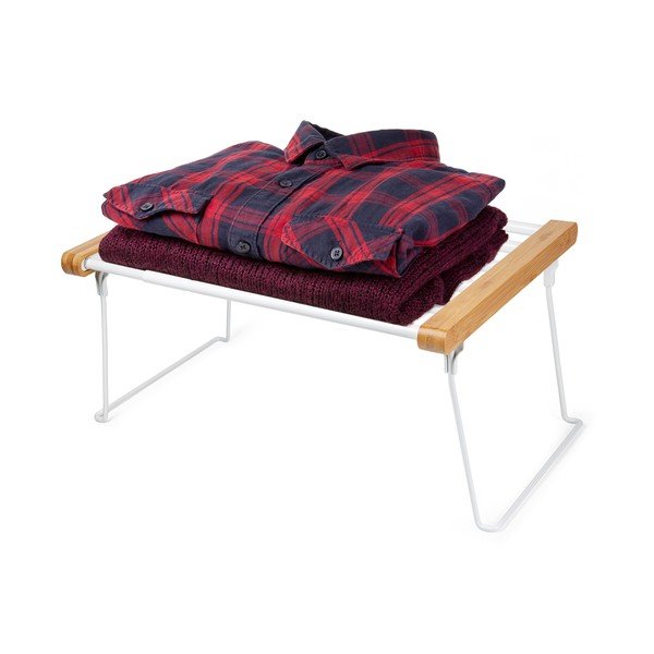 Scaffale per armadio regolabile bianco Scaffale estensibile - Compactor-image-3