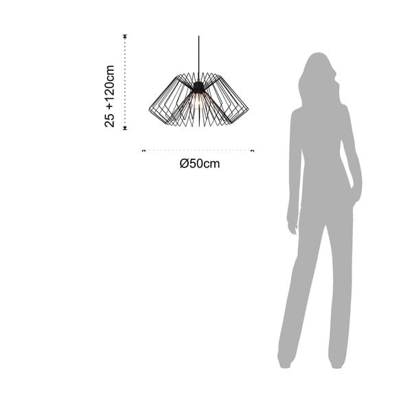 Lampada di arresto nera Cage - Tomasucci-image-3
