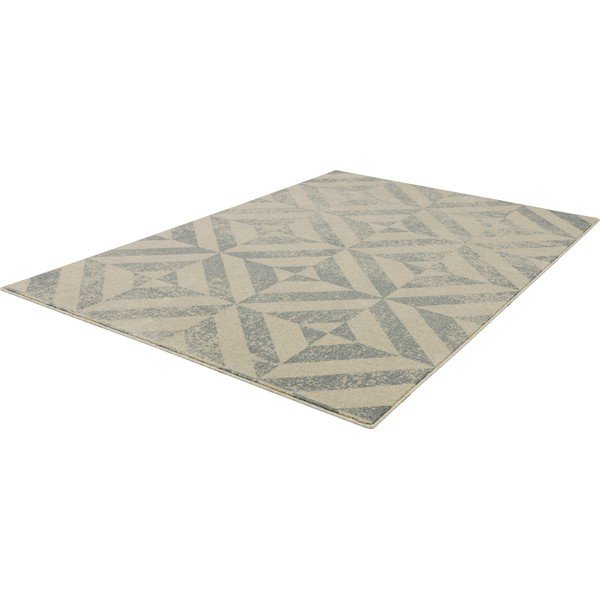 Tappeto in lana beige 133x180 cm Tile - Agnella-image-4