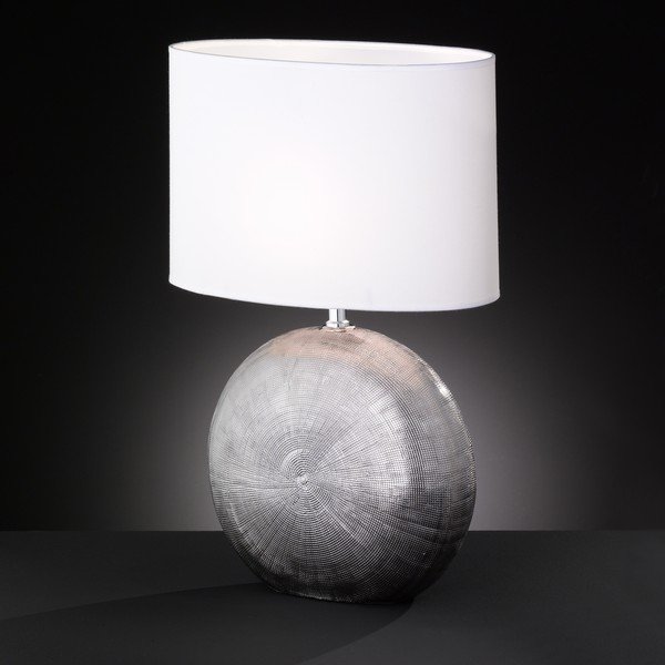 Bílá stolní lampa Fischer & Honsel Foro, výška 53 cm-image-1