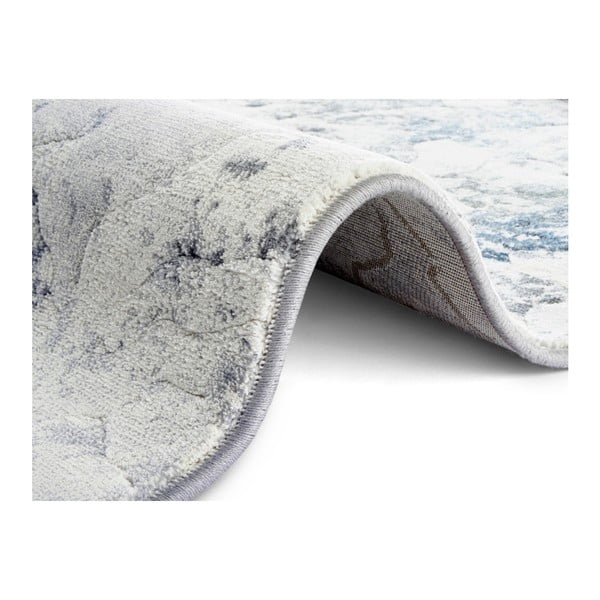 Tappeto azzurro e crema Arty Fontaine, 80 x 150 cm - Elle Decoration-image-4